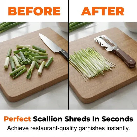 Multi-Functional 3 in 1 Wooden Handle Knife Stainless Steel Peeler & Bottle Opener