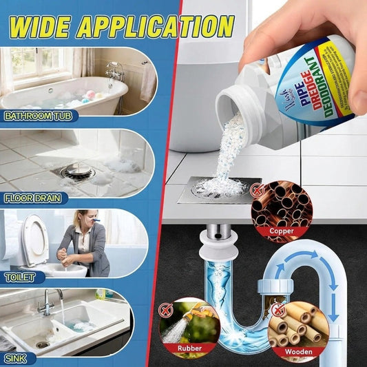 Powerful Drainage, Sinks & Pipes Drain Cleaner Powder
