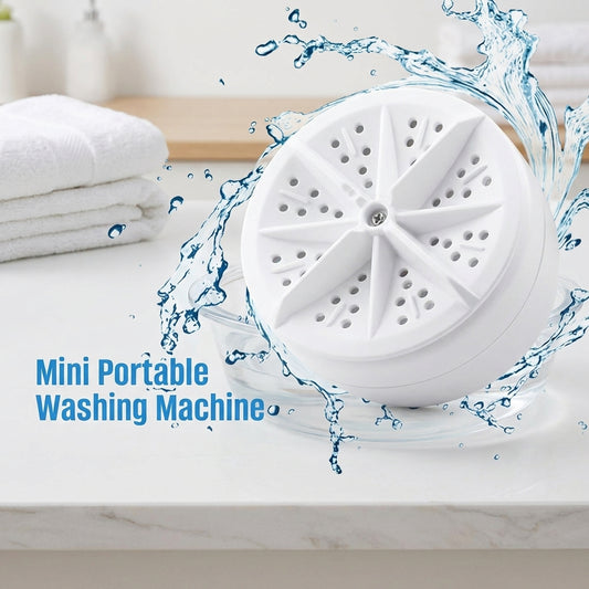 3 In 1 Portable Mini Ultrasonic Turbine Washing Machine