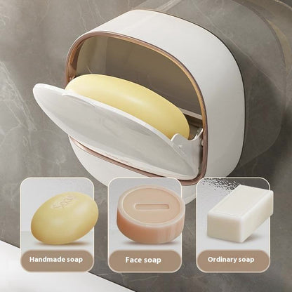 2 Piece Wall Mounted Soap Holder Set with Lid Drain & (FREE DELIVERY)